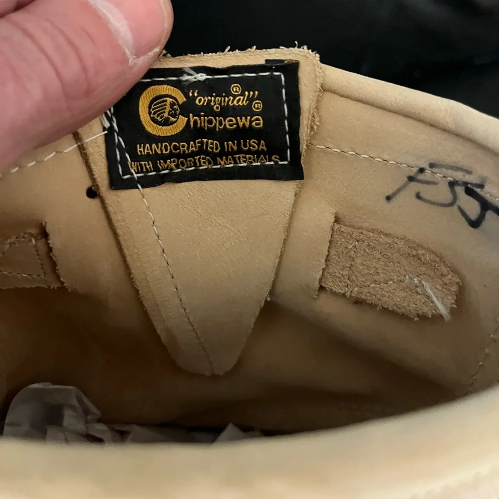 Chippewa Highlander Moc Toe Engineer‎ Khaki Suede